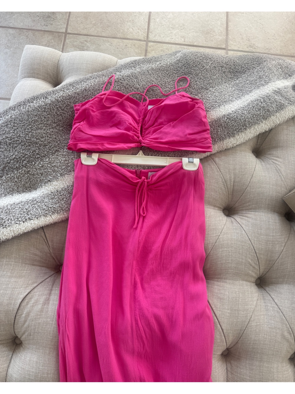 REVOLVE Hot Pink Strapless Jumpsuit by SKY